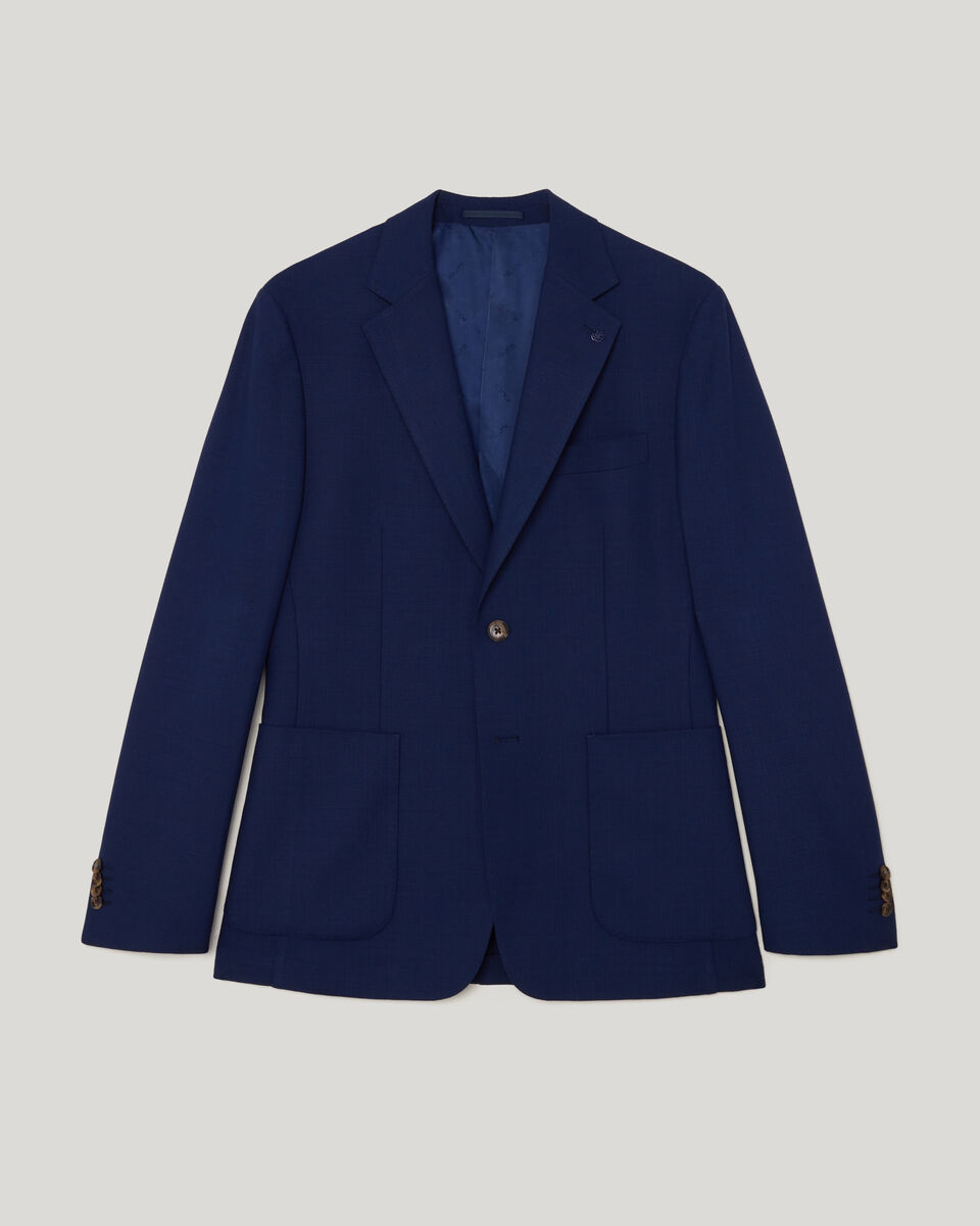 Slim Stretch Blazer, Navy, hi-res